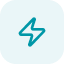 Une icône bleue avec un éclair blanc au centre, symbolisant l'énergie ou la puissance.