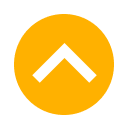 Une icône circulaire jaune avec une flèche blanche pointant vers le haut au centre.